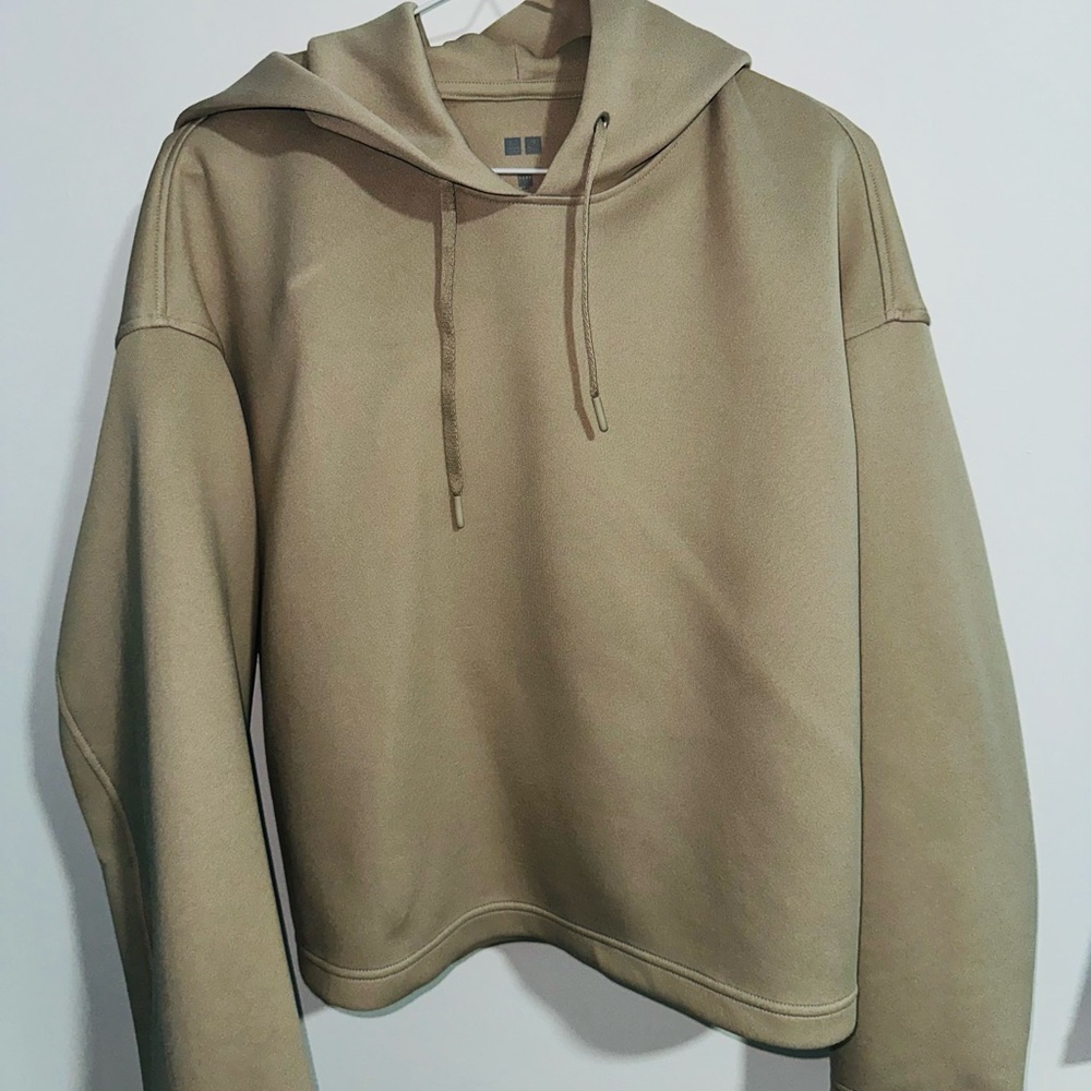 Uniqlo Women's Tan Hoodie Large